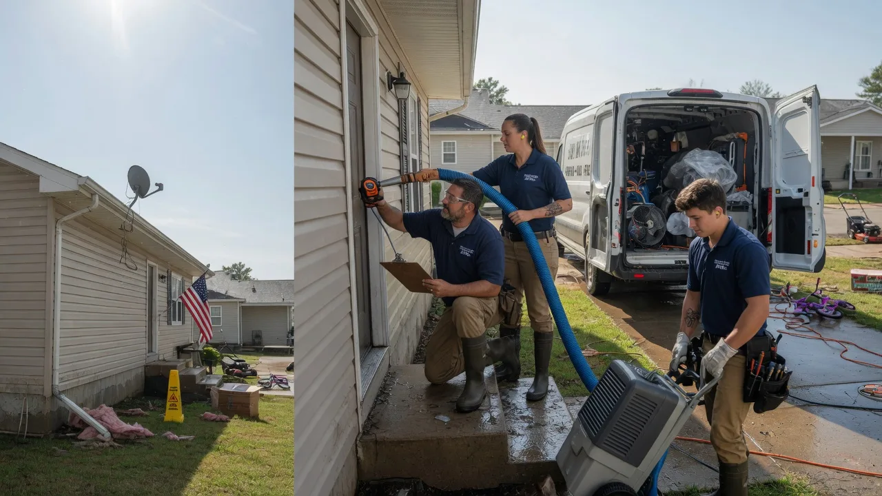 Ceiling Water Damage Restoration in Naponee, NE near me